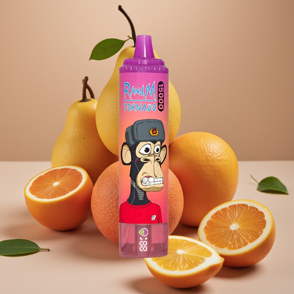 Fumot RandM Tornado 15000 Puffs 25ml Dragefrugt Mesh Coil Type-C LCD