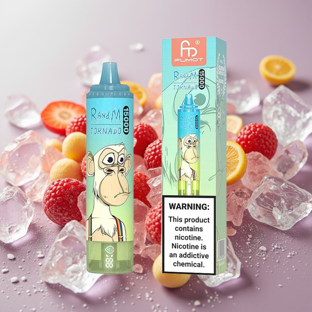 Fumot RandM Tornado 15000 Puffs 25ml Is Pop 850mAh Mesh Coil Type-C