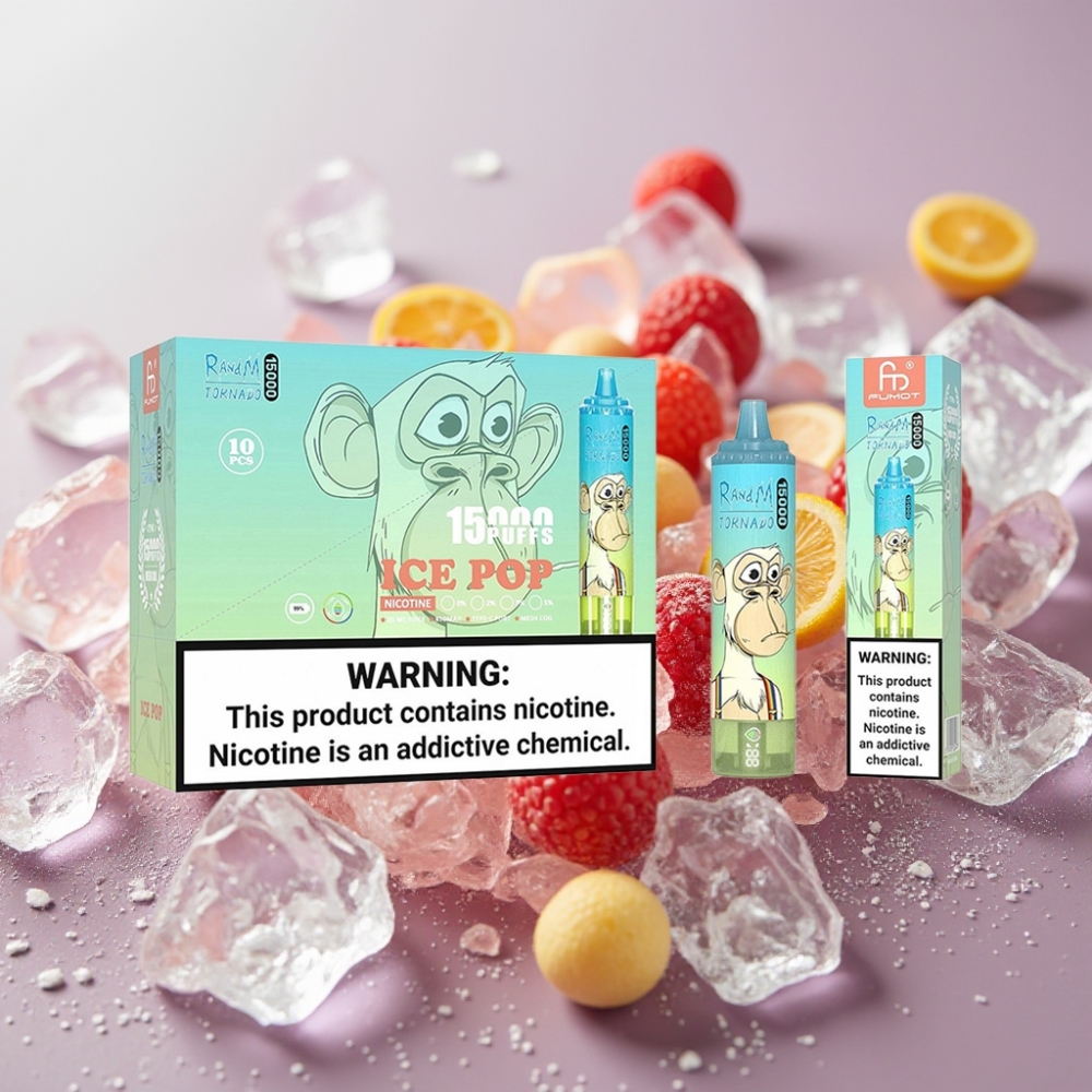 Fumot RandM Tornado 15000 Puffs 25ml Is Pop 850mAh Mesh Coil Type-C