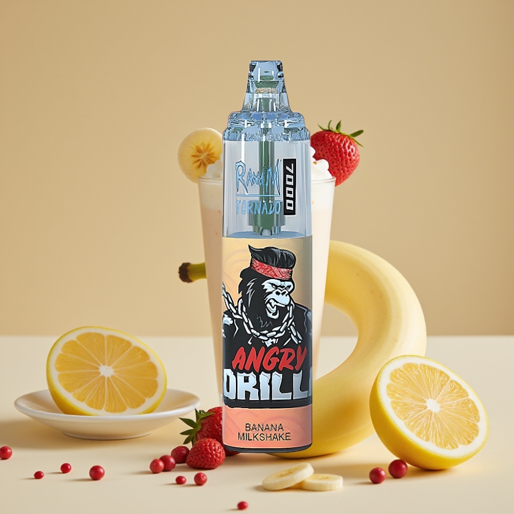 Fumot Tornado 7000 Puffs 14ML Banan Milkshake Type-C Luftjusterbar