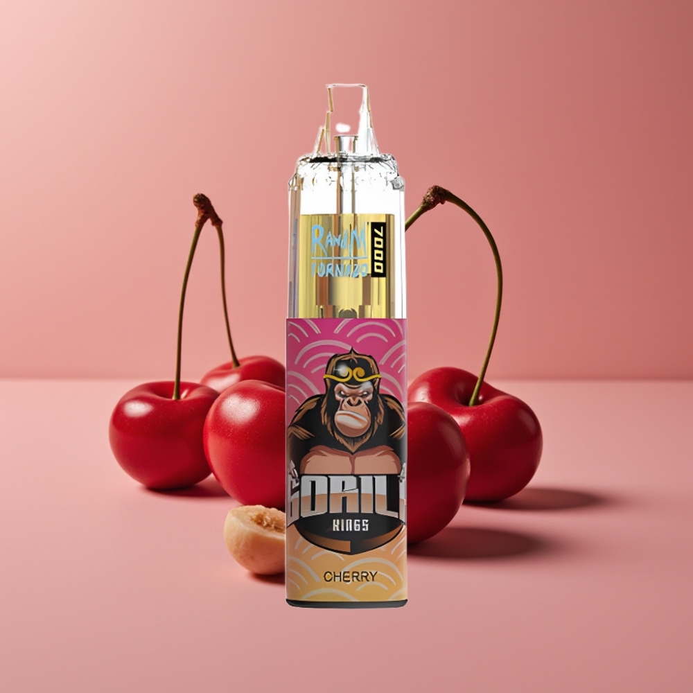 Fumot Tornado 7000 Puffs 14ML E-liquid Kirsebær Disposable Vape