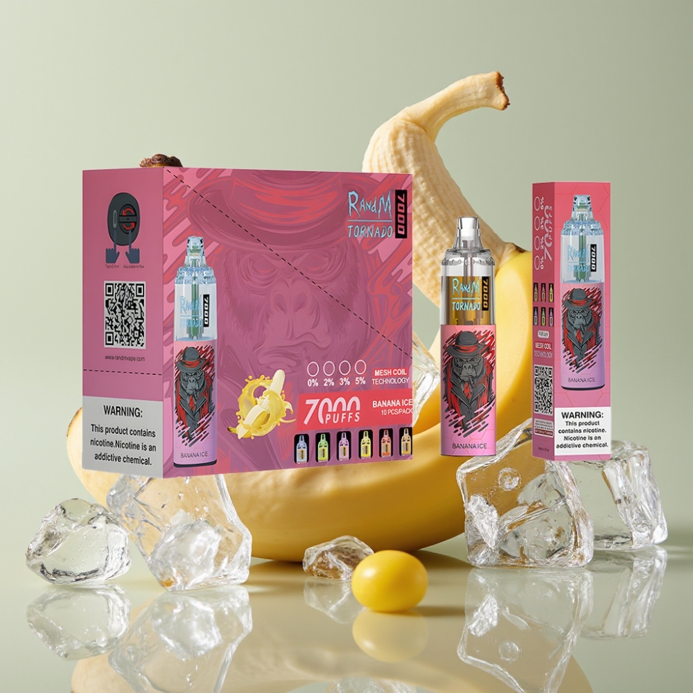 Fumot Tornado 7000 Puffs 14 ML Bananis Is Disposable Vape