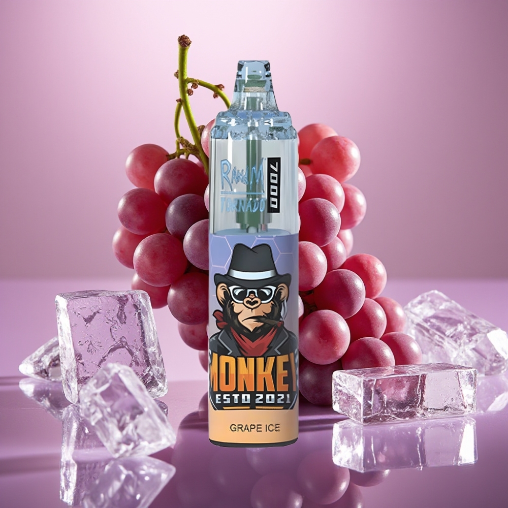 Fumot Tornado 7000 Puffs 14 ML Type-C RGB Luftjusterbar Vinsis Disposable Vape