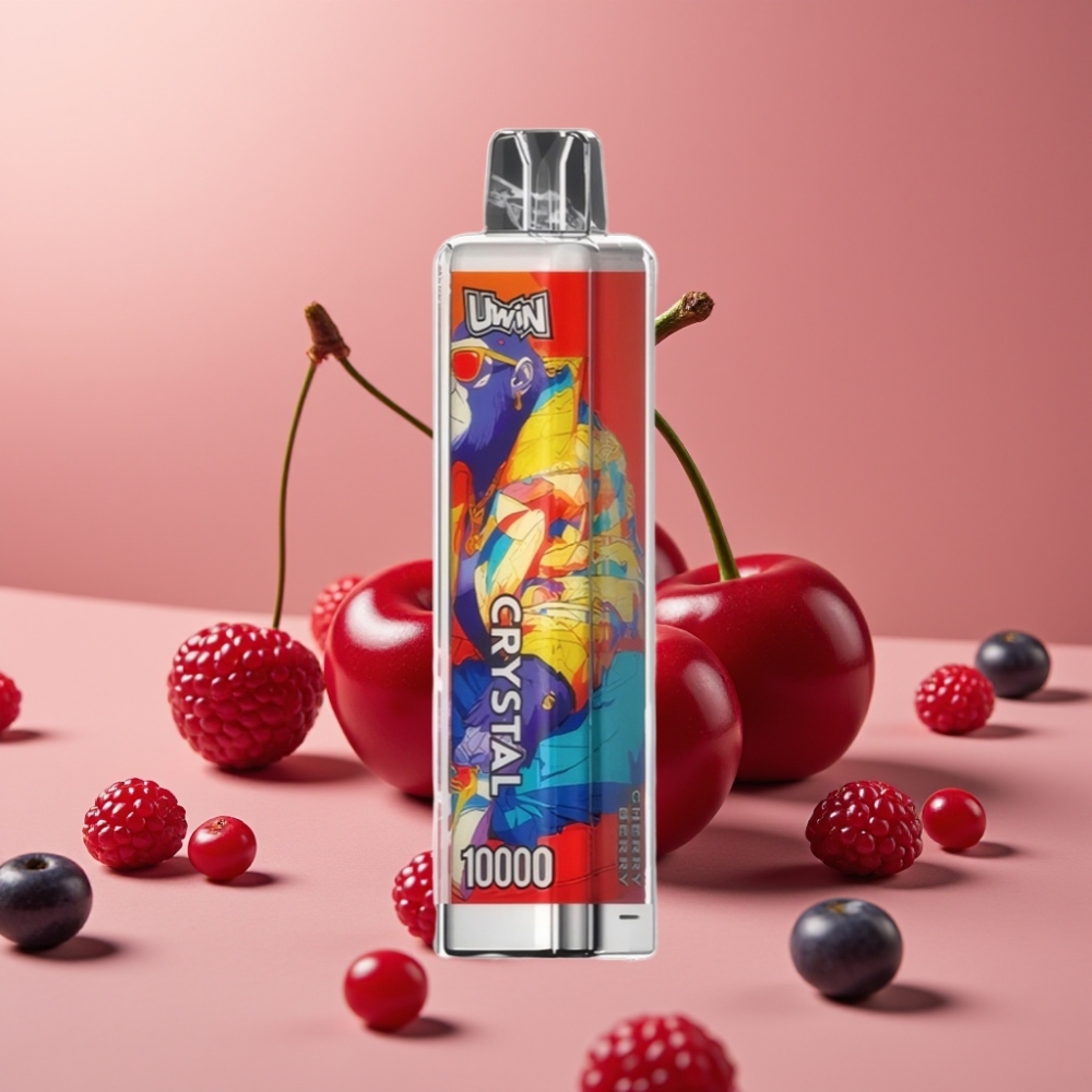 UWIN Crystal 10000 Puffs 18ml 650mAh Type-C Cherry Bær