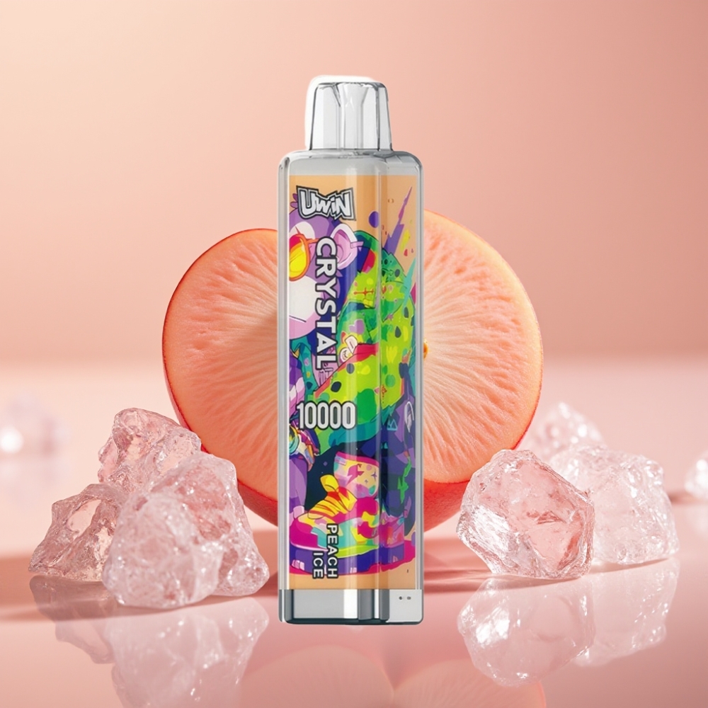 UWIN Crystal 10000 Puffs 18ml 650mAh Type-C Fersken Is