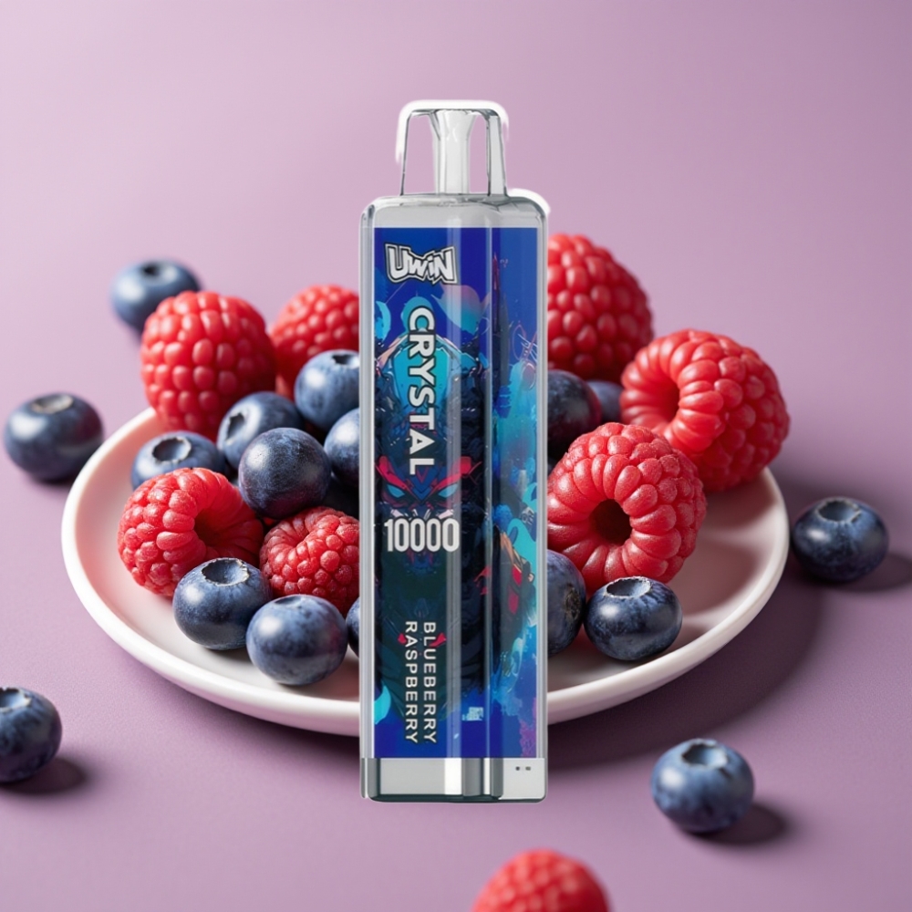 UWIN Crystal 10000 Puffs 18ml Type-C Blåbær Hindbær 0-5% Nikotin